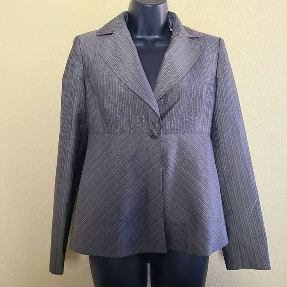 Anne Klein Wool Blend Blazer - Picture 1 of 8